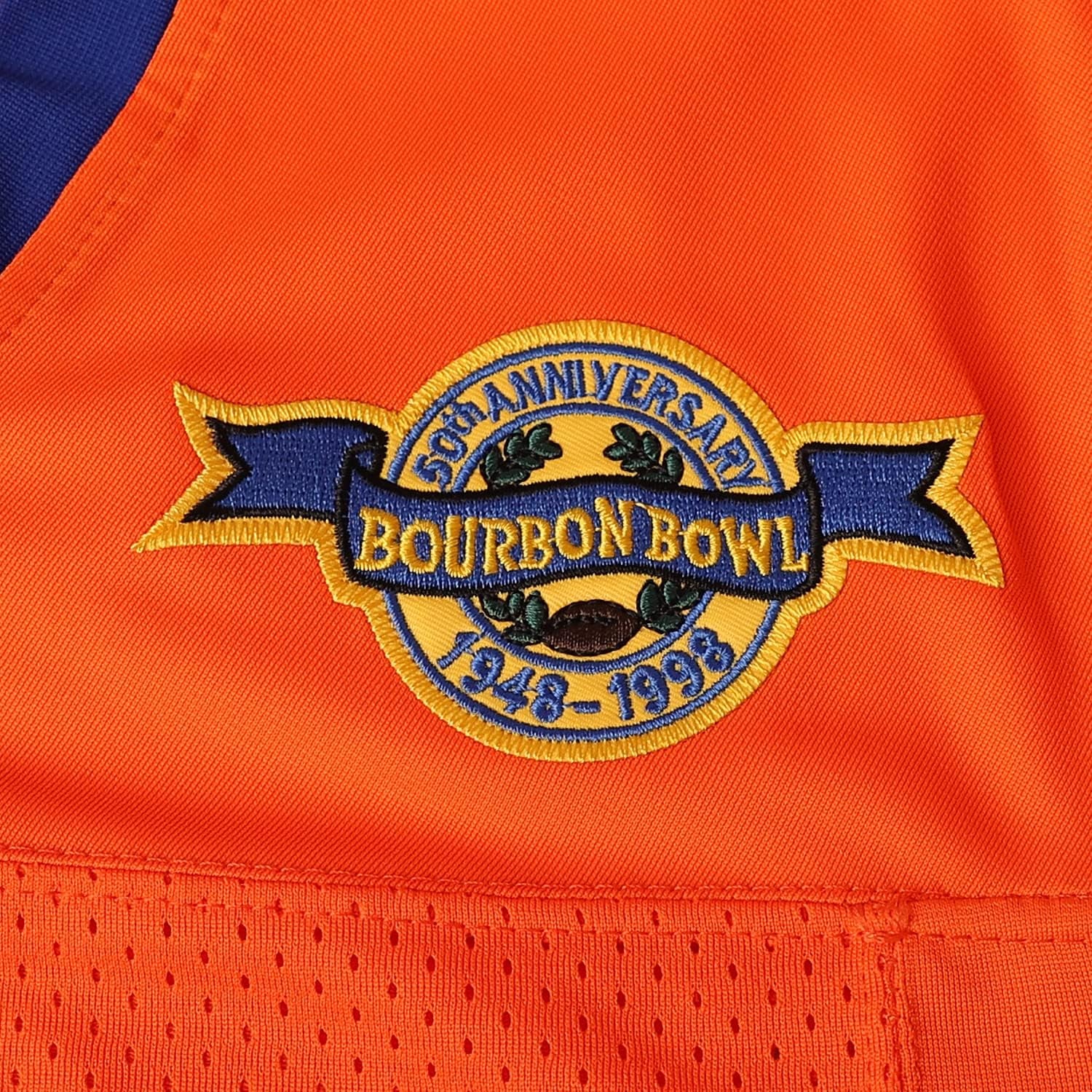 The Waterboy #9 Bobby Boucher Adam Sandler 50Th Anniversary Movie Mud Dogs Bourbon Bowl Football Jersey