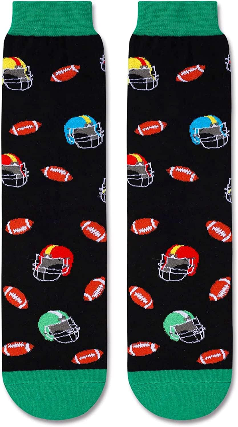 Sports Gifts for Men Women - Baseball Basketball Football Soccer Gifts, Movie Car Racing Gaming Socks