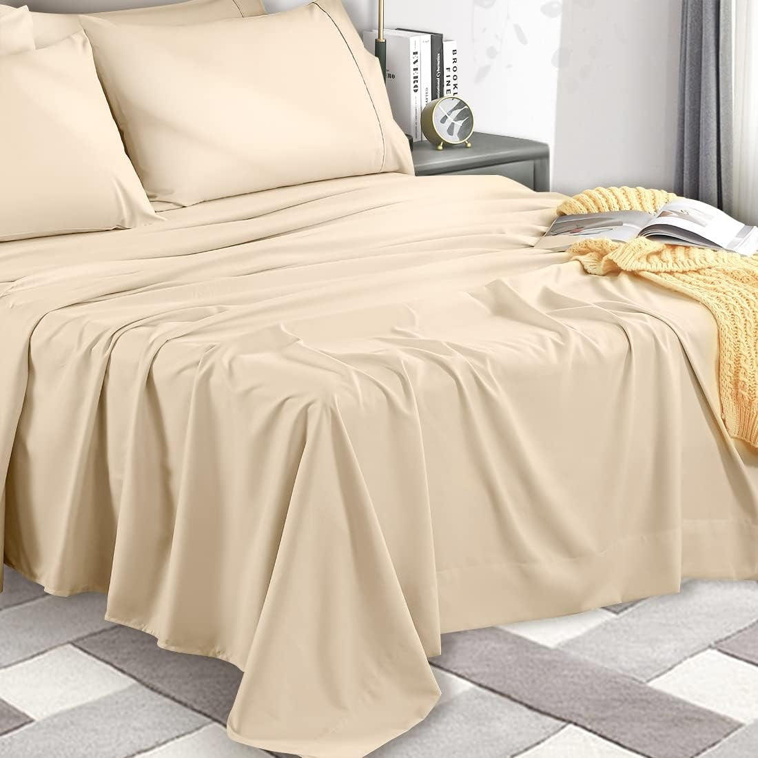 Cationic Dyeing Bedding Comforter Set - 3 Pieces