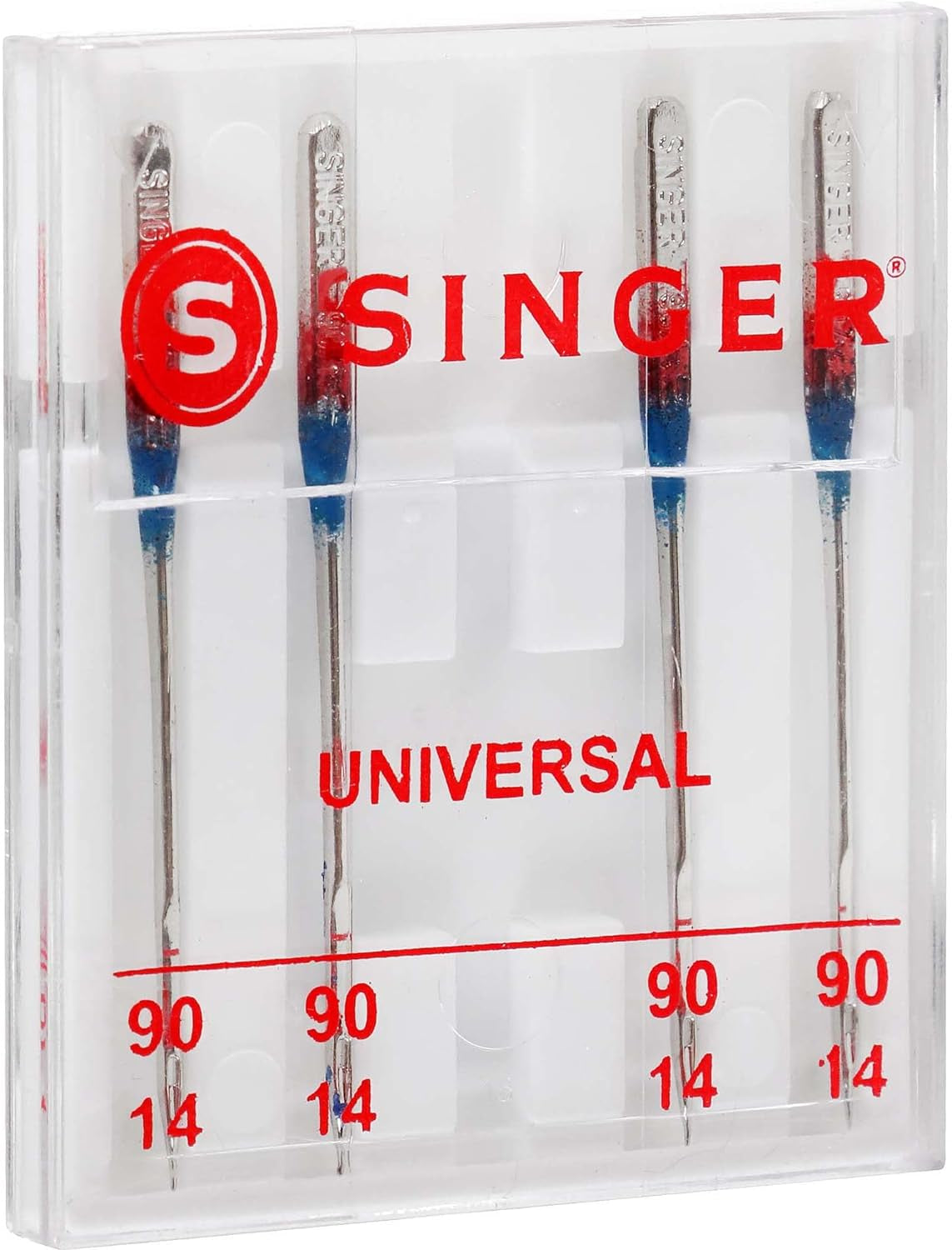 4723 Universal Regular Point Sewing Machine Needles, Size 90/14, 4-Count