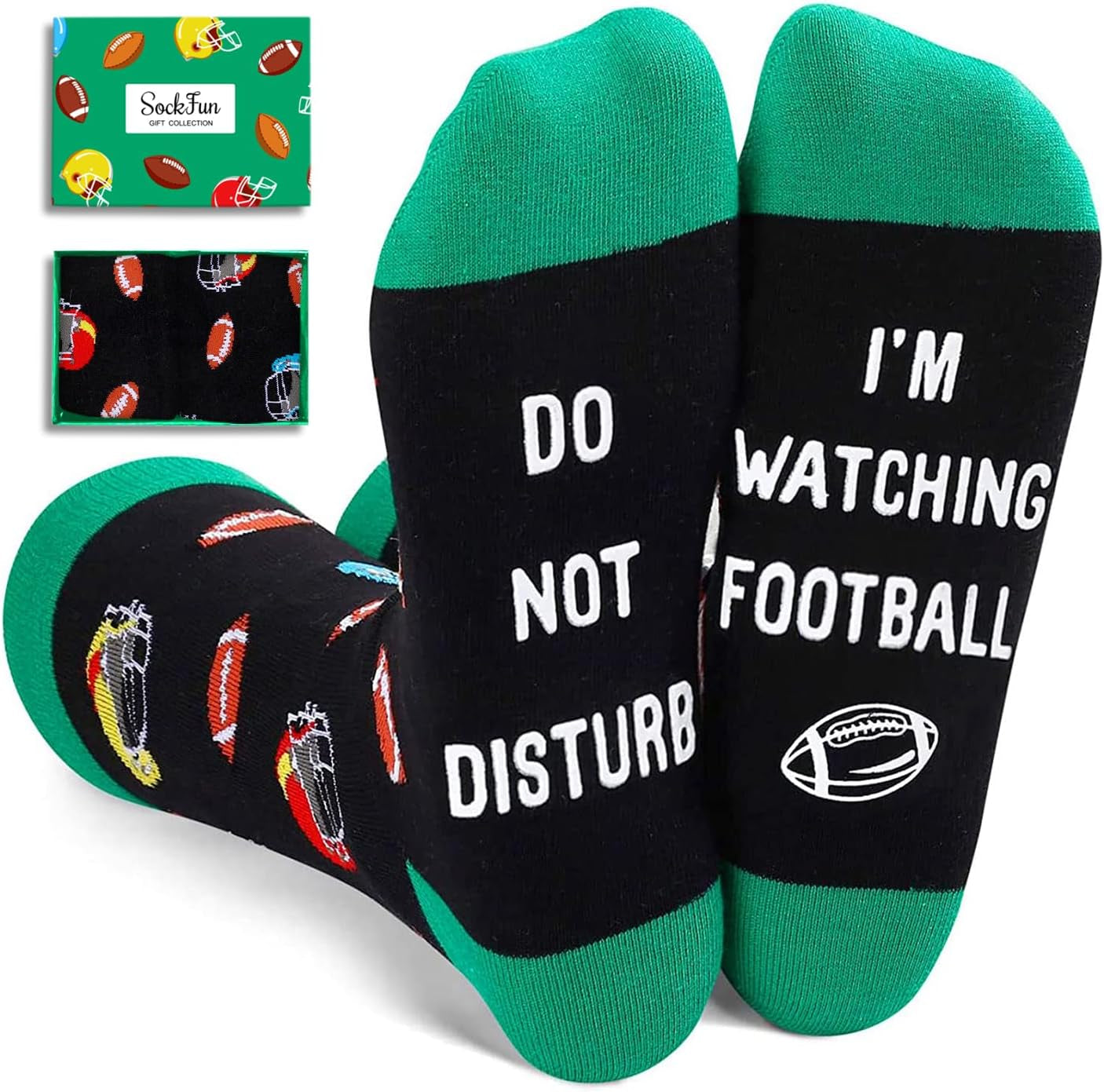 Sports Gifts for Men Women - Baseball Basketball Football Soccer Gifts, Movie Car Racing Gaming Socks