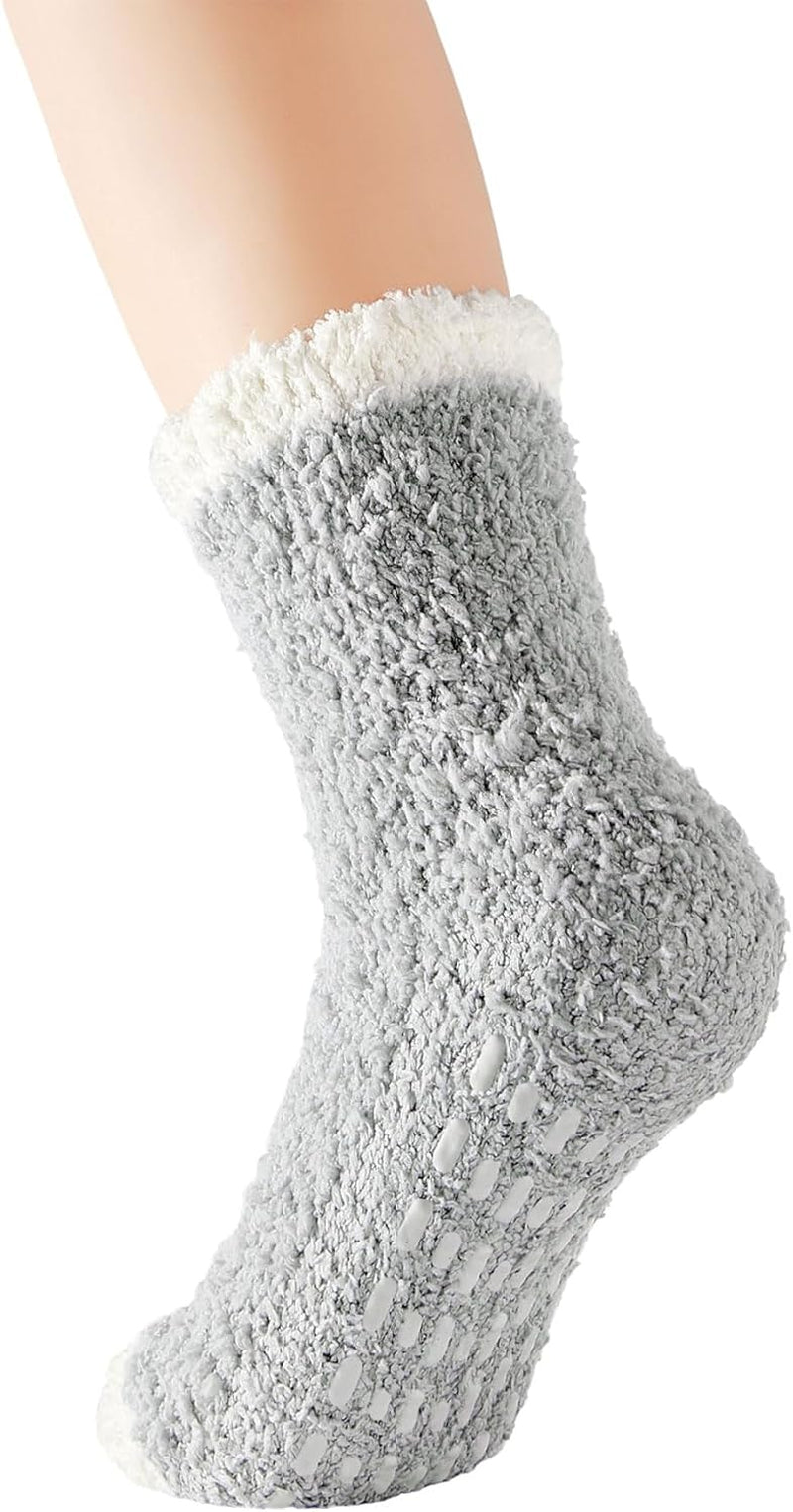 Womens Fuzzy Socks Warm Slipper Socks Winter Fluffy Socks Cozy Fuzzy Socks Athletic Fleece Socks Cute Crew Socks