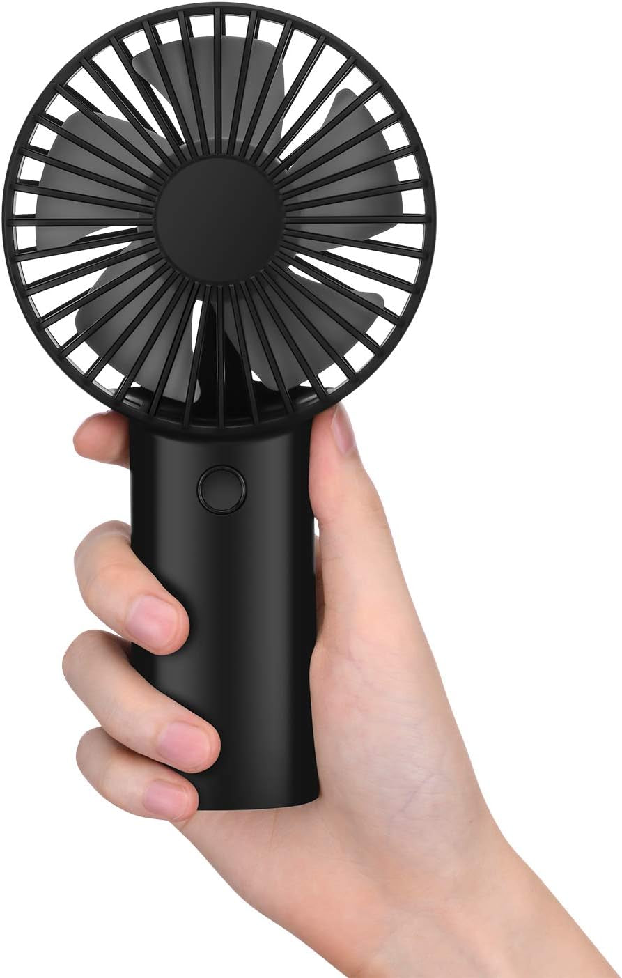 Portable Handheld Fan, 4400Mah Battery Operated Rechargeable Personal Fan, 6-15 Hours Working Time for Outdoor Activities, Summer Gift for Men Women