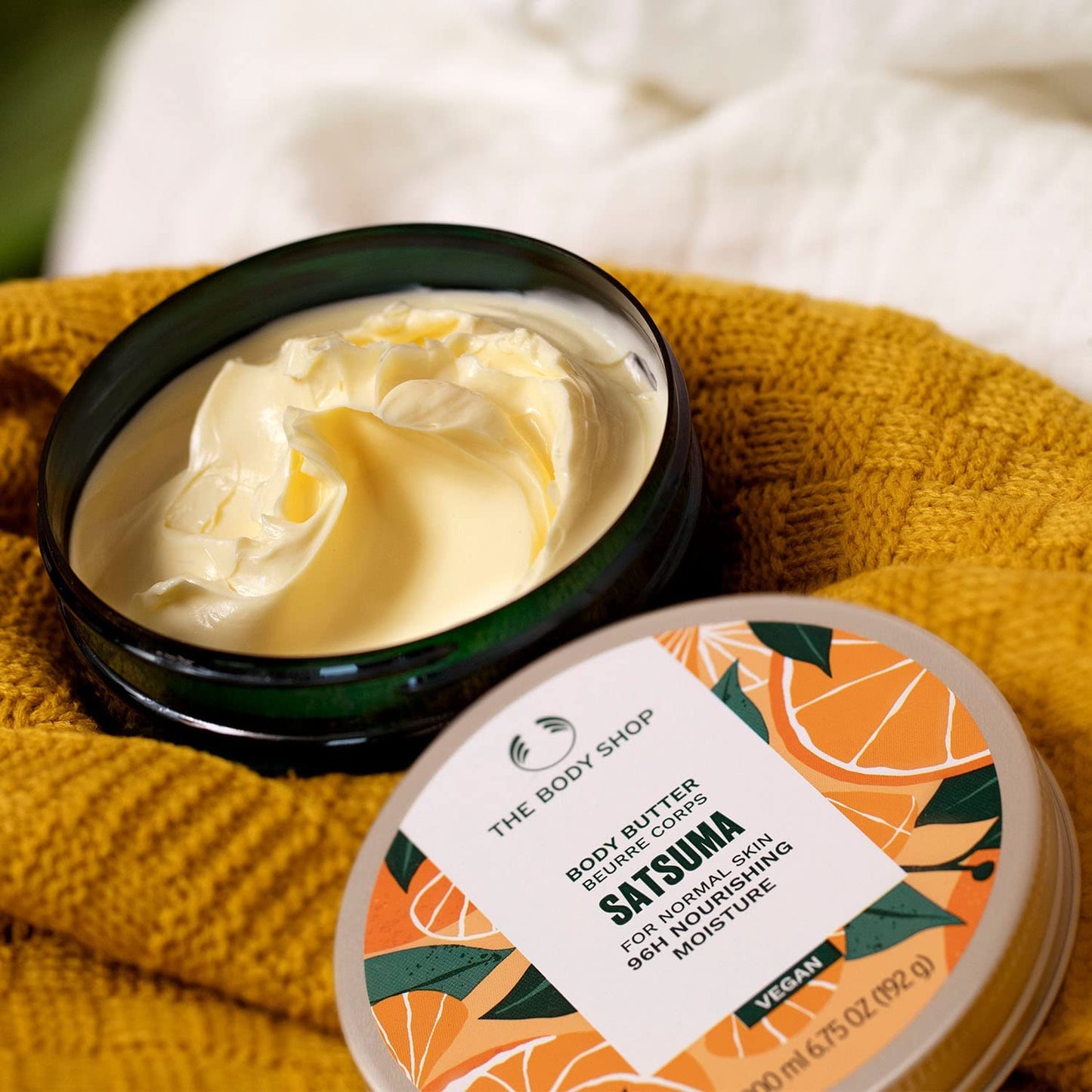 Satsuma Body Butter – Nourishing & Moisturizing Skincare for Normal Skin – Vegan – 6.75 Oz