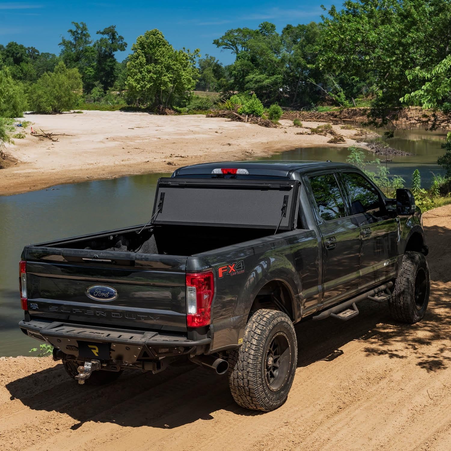 flip MX4 Hard Folding Truck Bed Tonneau Cover | 448329 | Fits 2015-2020 Ford F-150 5' 7" Bed (67.1")